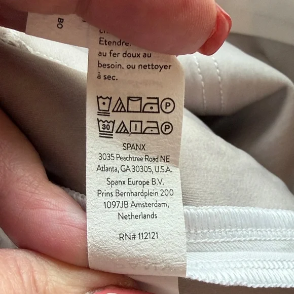 SPANX White Wide Leg Pants